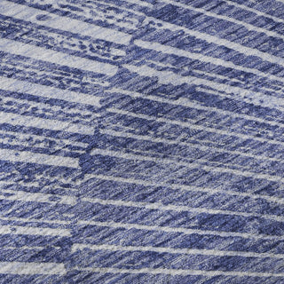 Piper Looms Mayfield Organic AMF542 Navy Machine Washable Area Rug Swatch Image