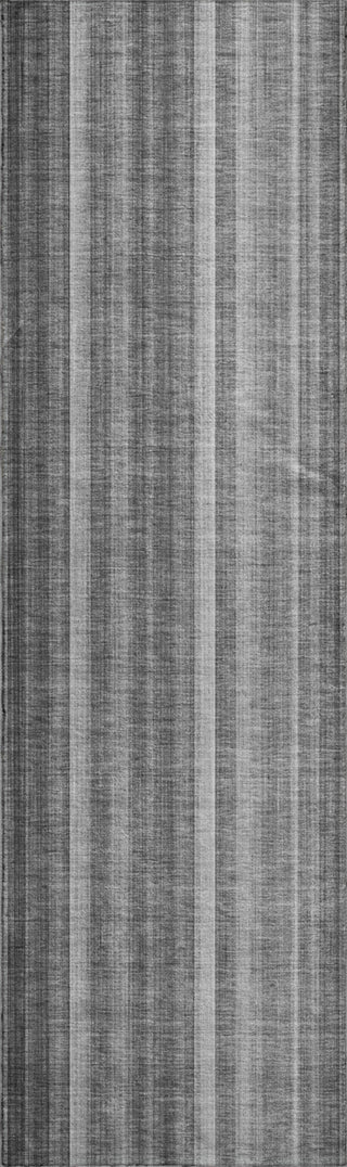 Piper Looms Mayfield Stripes AMF543 Gray Machine Washable Area Rug Runner Main Image