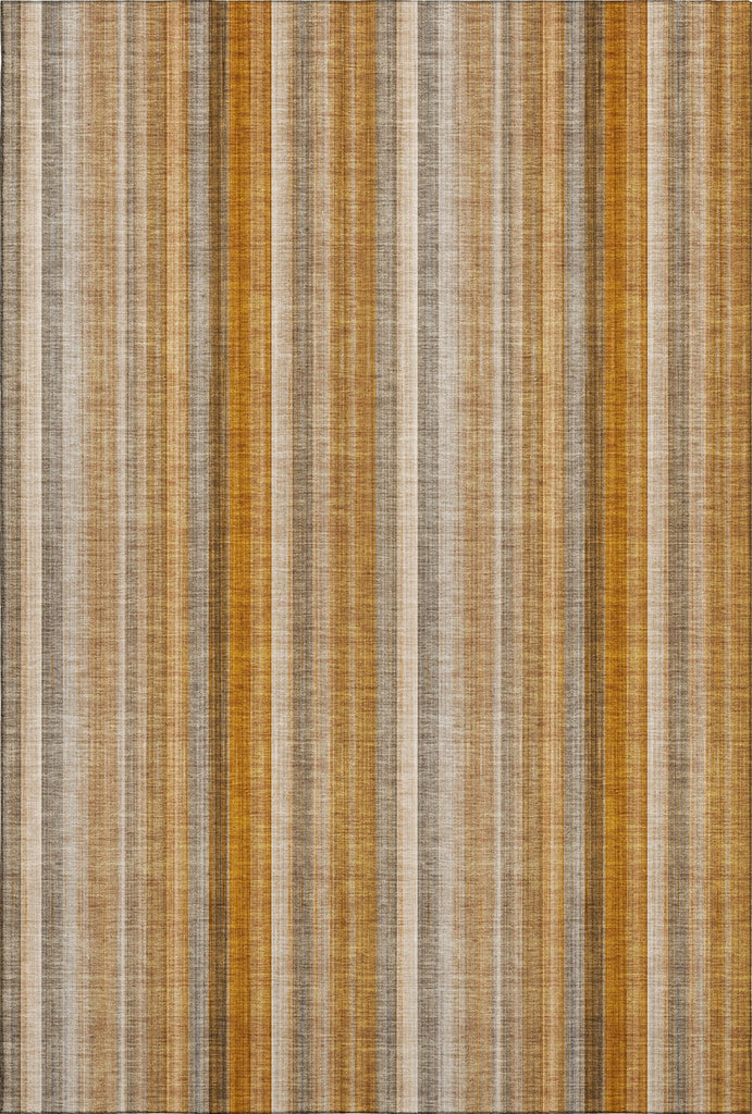 Piper Looms Mayfield Stripes AMF543 Paprika Machine Washable Area Rug main image