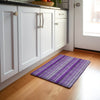 Piper Looms Mayfield Stripes AMF543 Purple Machine Washable Area Rug Scatter Lifestyle Image Feature