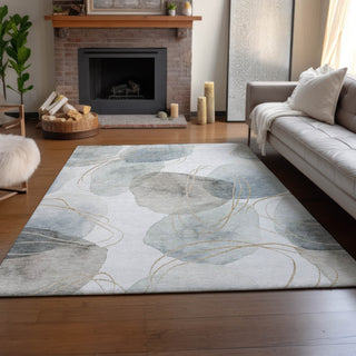 Piper Looms Mayfield Organic AMF544 Ivory Machine Washable Area Rug Lifestyle Image Feature