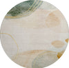 Piper Looms Mayfield Organic AMF545 Beige Machine Washable Area Rug Round Main Image