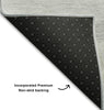 Piper Looms Mayfield Organic AMF545 Gray Machine Washable Area Rug Backing Image