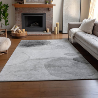 Piper Looms Mayfield Organic AMF545 Gray Machine Washable Area Rug Lifestyle Image Feature
