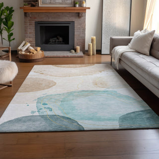 Piper Looms Mayfield Organic AMF546 Beige Machine Washable Area Rug Lifestyle Image Feature
