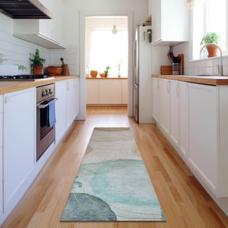 Piper Looms Mayfield Organic AMF546 Beige Machine Washable Area Rug Runner Lifestyle Image Feature
