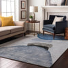 Piper Looms Mayfield Organic AMF547 Blue Machine Washable Area Rug Lifestyle Image Feature