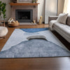 Piper Looms Mayfield Organic AMF547 Blue Machine Washable Area Rug Lifestyle Image Feature