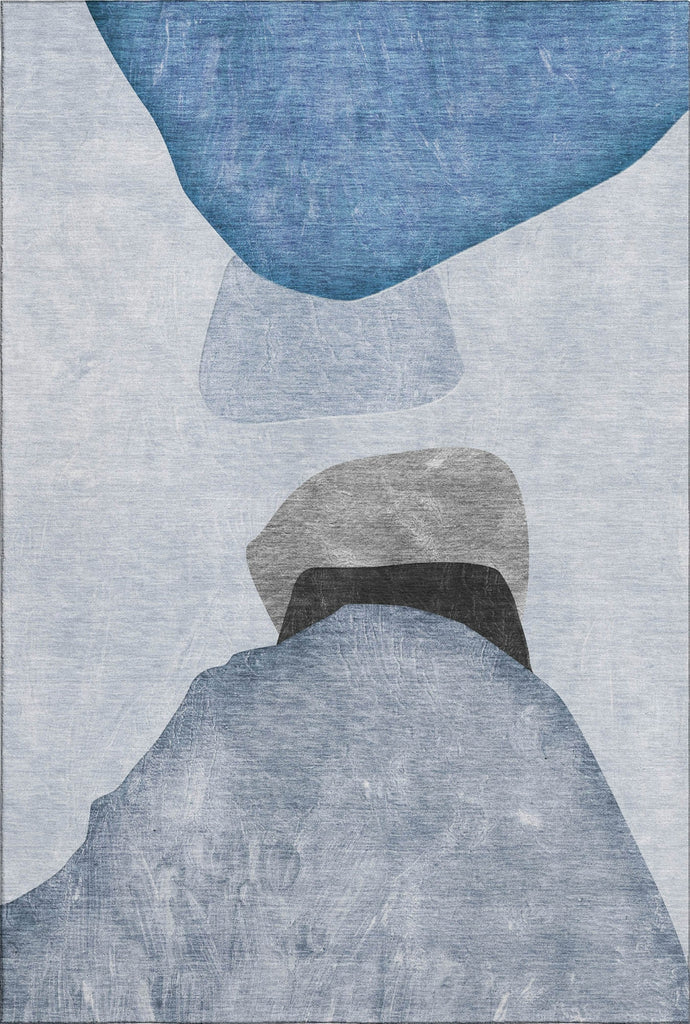 Piper Looms Mayfield Organic AMF547 Blue Machine Washable Area Rug main image