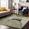 Piper Looms Mayfield Organic AMF547 Green Machine Washable Area Rug Lifestyle Image Feature