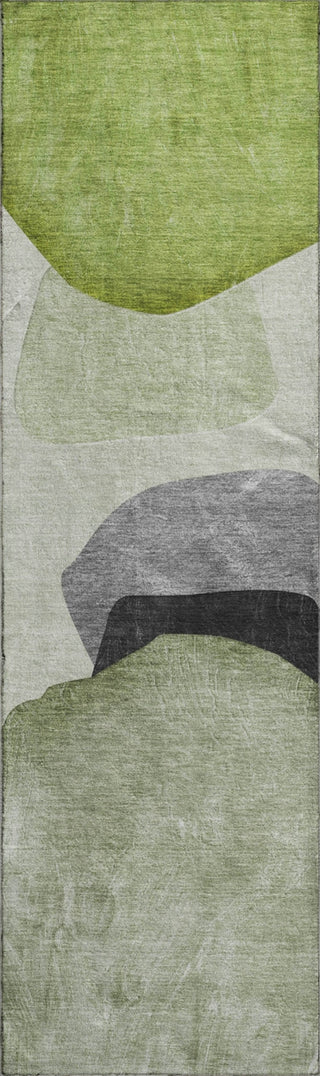 Piper Looms Mayfield Organic AMF547 Green Machine Washable Area Rug Runner Main Image