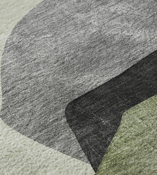 Piper Looms Mayfield Organic AMF547 Green Machine Washable Area Rug Swatch Image