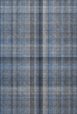 Piper Looms Mayfield Plaid AMF548 Blue Machine Washable Area Rug main image