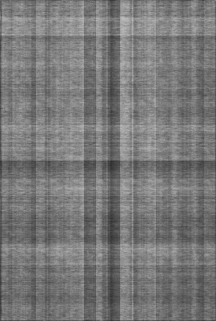 Piper Looms Mayfield Plaid AMF548 Gray Machine Washable Area Rug main image