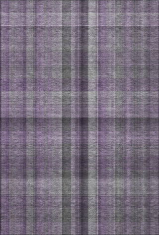 Piper Looms Mayfield Plaid AMF548 Purple Machine Washable Area Rug main image