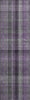 Piper Looms Mayfield Plaid AMF548 Purple Machine Washable Area Rug Runner Main Image