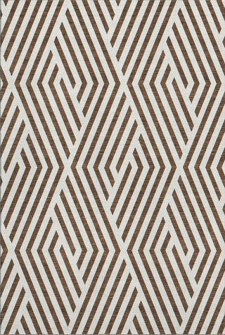 Piper Looms Mayfield Geometric AMF550 Brown Machine Washable Area Rug main image