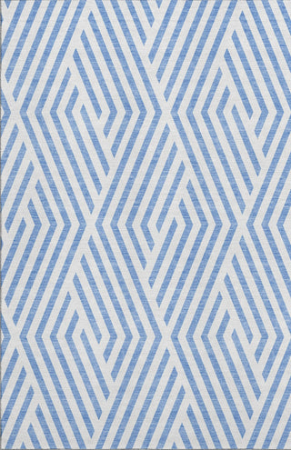 Piper Looms Mayfield Geometric AMF550 Denim Machine Washable Area Rug main image