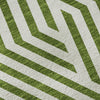 Piper Looms Mayfield Geometric AMF550 Olive Machine Washable Area Rug Swatch Image
