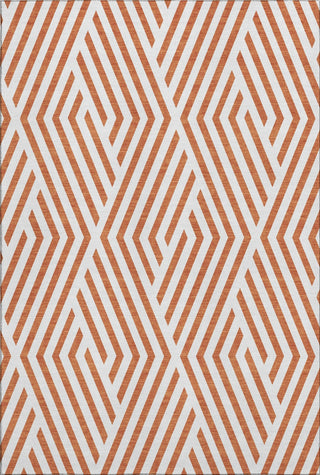 Piper Looms Mayfield Geometric AMF550 Paprika Machine Washable Area Rug main image