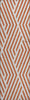 Piper Looms Mayfield Geometric AMF550 Paprika Machine Washable Area Rug Runner Main Image