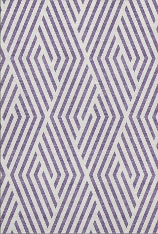 Piper Looms Mayfield Geometric AMF550 Purple Machine Washable Area Rug main image