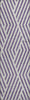Piper Looms Mayfield Geometric AMF550 Purple Machine Washable Area Rug Runner Main Image