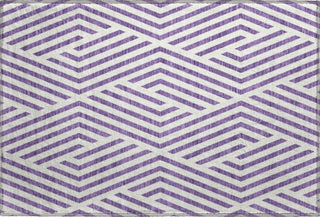 Piper Looms Mayfield Geometric AMF550 Purple Machine Washable Area Rug Scatter Main Image