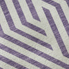 Piper Looms Mayfield Geometric AMF550 Purple Machine Washable Area Rug Swatch Image