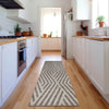 Piper Looms Mayfield Geometric AMF550 Taupe Machine Washable Area Rug Runner Lifestyle Image Feature