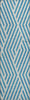 Piper Looms Mayfield Geometric AMF550 Teal Machine Washable Area Rug Runner Main Image