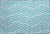 Piper Looms Mayfield Geometric AMF550 Teal Machine Washable Area Rug Scatter Main Image