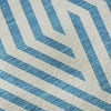 Piper Looms Mayfield Geometric AMF550 Teal Machine Washable Area Rug Swatch Image