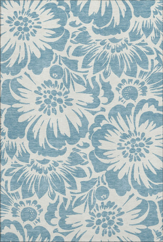 Piper Looms Mayfield Floral AMF551 Denim Machine Washable Area Rug main image