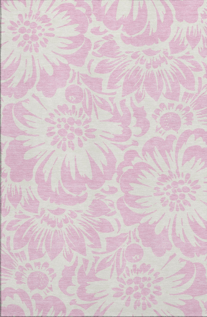 Piper Looms Mayfield Floral AMF551 Pink Machine Washable Area Rug main image
