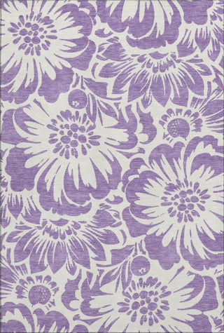 Piper Looms Mayfield Floral AMF551 Purple Machine Washable Area Rug main image