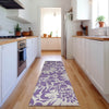 Piper Looms Mayfield Floral AMF551 Purple Machine Washable Area Rug Runner Lifestyle Image Feature