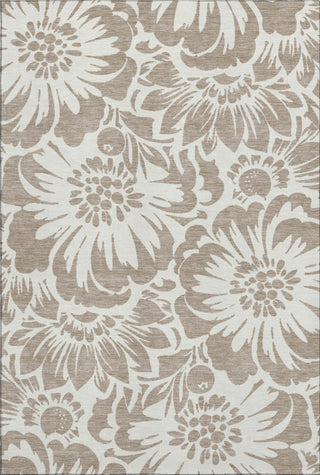 Piper Looms Mayfield Floral AMF551 Taupe Machine Washable Area Rug main image