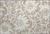 Piper Looms Mayfield Floral AMF551 Taupe Machine Washable Area Rug Scatter Main Image