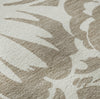 Piper Looms Mayfield Floral AMF551 Taupe Machine Washable Area Rug Swatch Image
