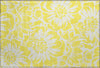 Piper Looms Mayfield Floral AMF551 Yellow Machine Washable Area Rug Scatter Main Image