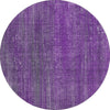 Piper Looms Mayfield Striped AMF552 Purple Machine Washable Area Rug Round Main Image