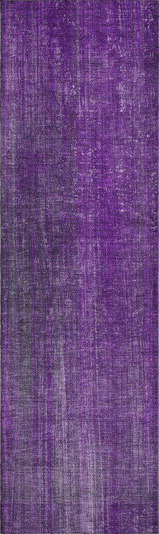 Piper Looms Mayfield Striped AMF552 Purple Machine Washable Area Rug Runner Main Image