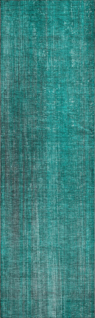 Piper Looms Mayfield Striped AMF552 Teal Machine Washable Area Rug Runner Main Image