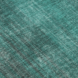 Piper Looms Mayfield Striped AMF552 Teal Machine Washable Area Rug Swatch Image