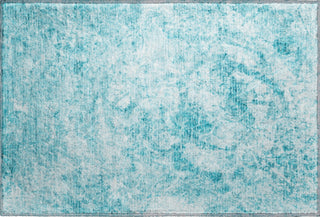 Piper Looms Mayfield Organic AMF553 Teal Machine Washable Area Rug Scatter Main Image