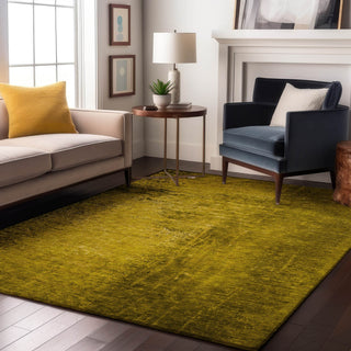 Piper Looms Mayfield Organic AMF554 Gold Machine Washable Area Rug Lifestyle Image Feature