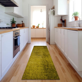 Piper Looms Mayfield Organic AMF554 Gold Machine Washable Area Rug Runner Lifestyle Image Feature
