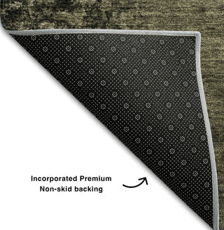 Piper Looms Mayfield Organic AMF554 Gray Machine Washable Area Rug Backing Image