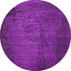 Piper Looms Mayfield Organic AMF554 Purple Machine Washable Area Rug Round Main Image